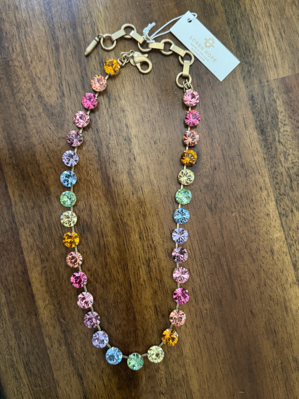 Loren Hope Rainbow Crystal Daydreamer Necklace